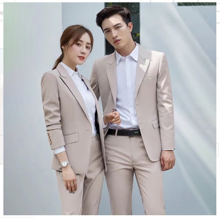 夏季企業(yè)員工西服工服定做 夏季企業(yè)員工西服工服定做