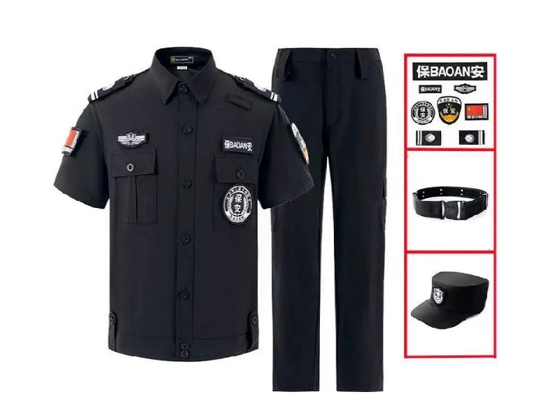 夏季保安服定制襯衫短袖