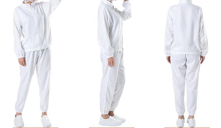 白色工作服定制款式圖