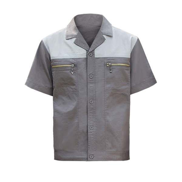 純棉短袖工作服定制