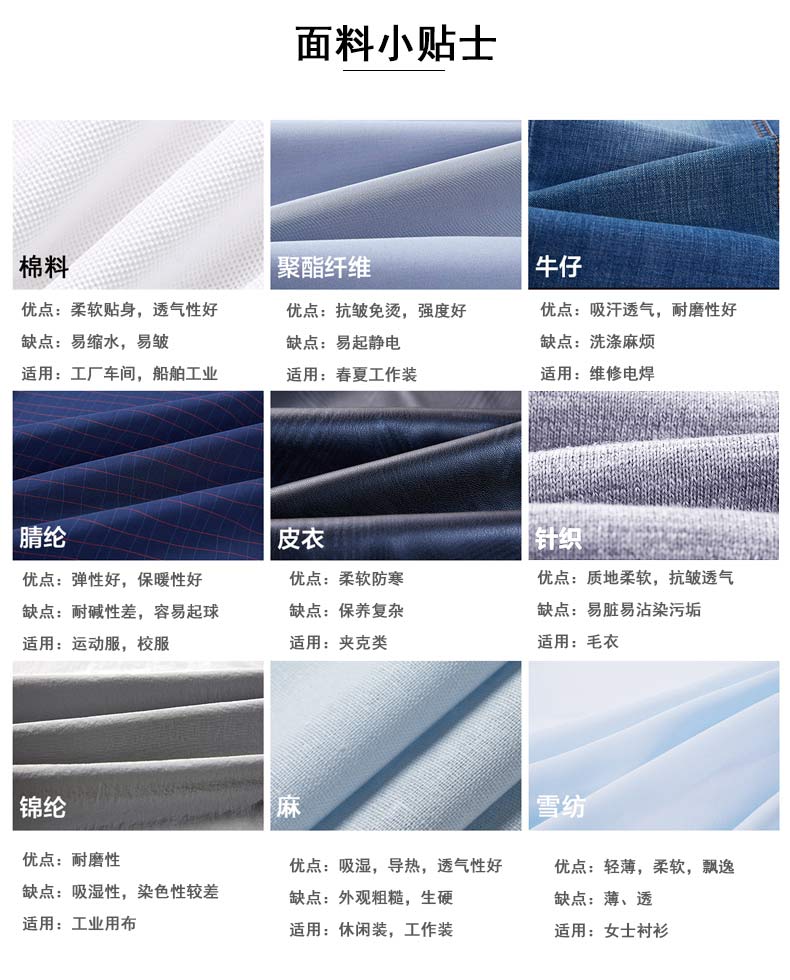 免燙修身襯衫多種面料優缺點及適用場景介紹