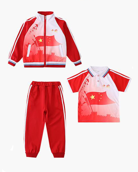 春秋季中小學(xué)生運(yùn)動(dòng)校服定制款式圖片
