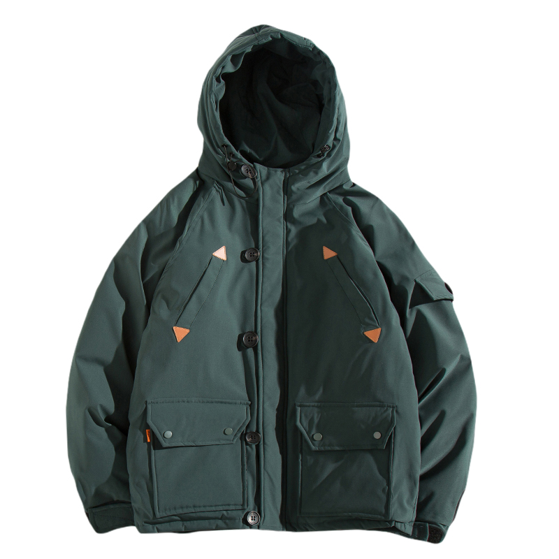 戶(hù)外連帽加厚棉服定制款式圖片